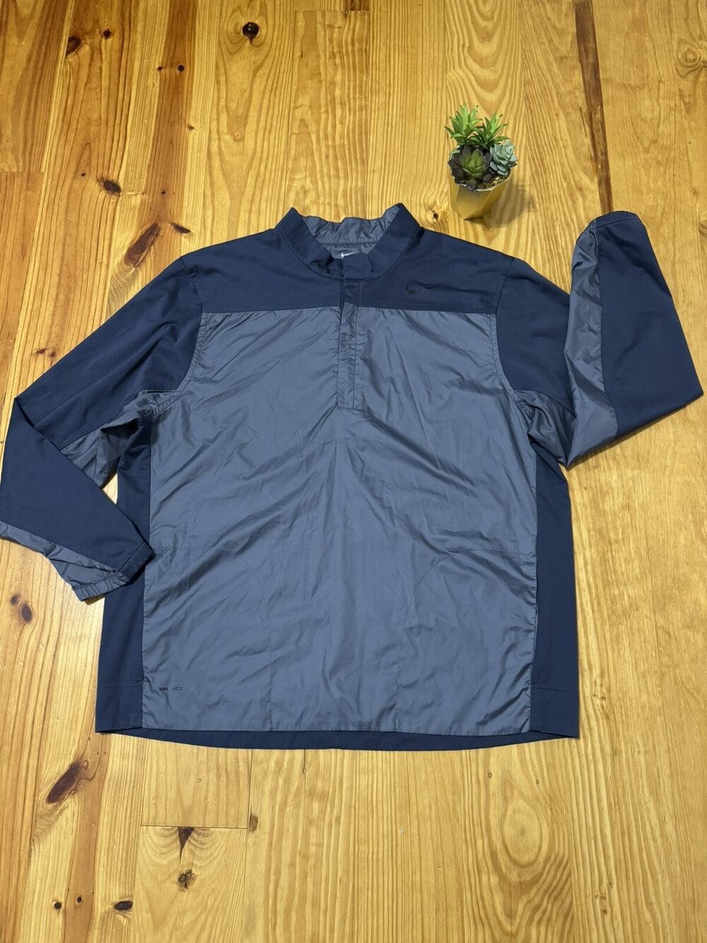 Nike Shield Mens 1/2 Zip Pullover Golf Jacket 892252-011 Active XL